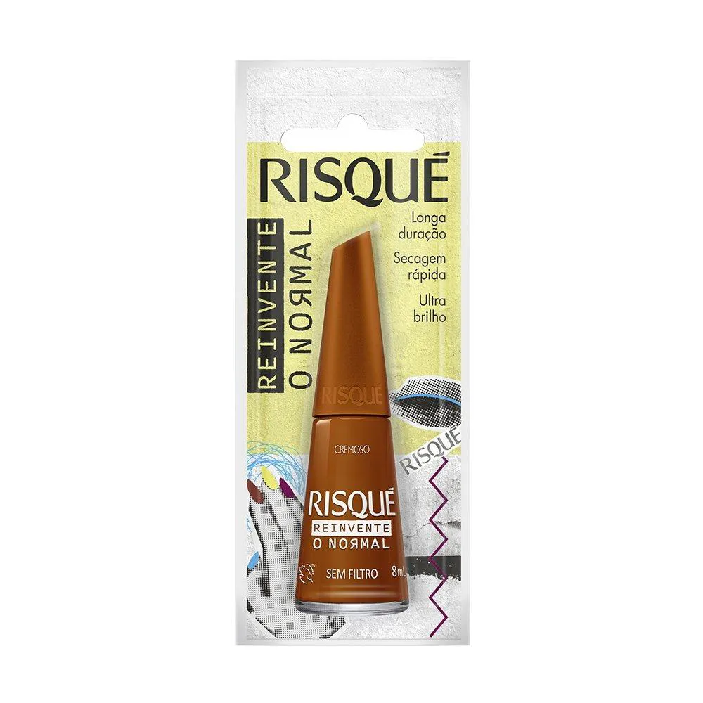 ESMALTE RISQUé CREMOSO REIVENTE SEM FILTRO 8ML