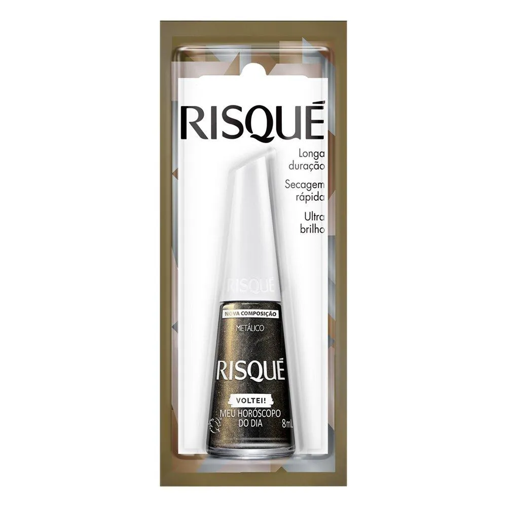ESMALTE RISQUé METáLICO MEU HORóSCOPO DO DIA BLISTER 8ML
