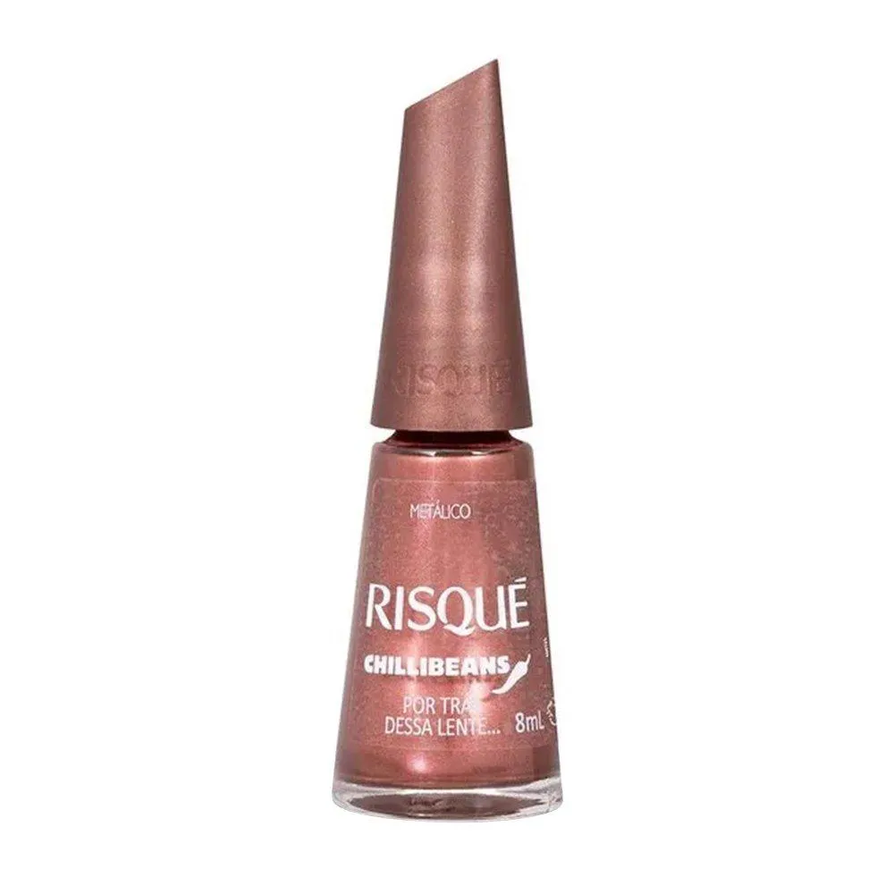ESMALTE RISQUé METáLICO POR TRáS DESSA LENTE AVULSO 8ML