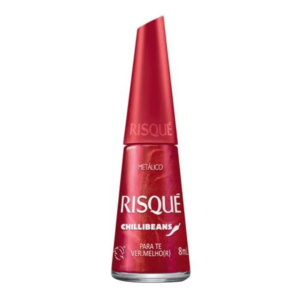 ESMALTE RISQUé METáLICO PRA TE VER.MELHOR AVULSO 8ML