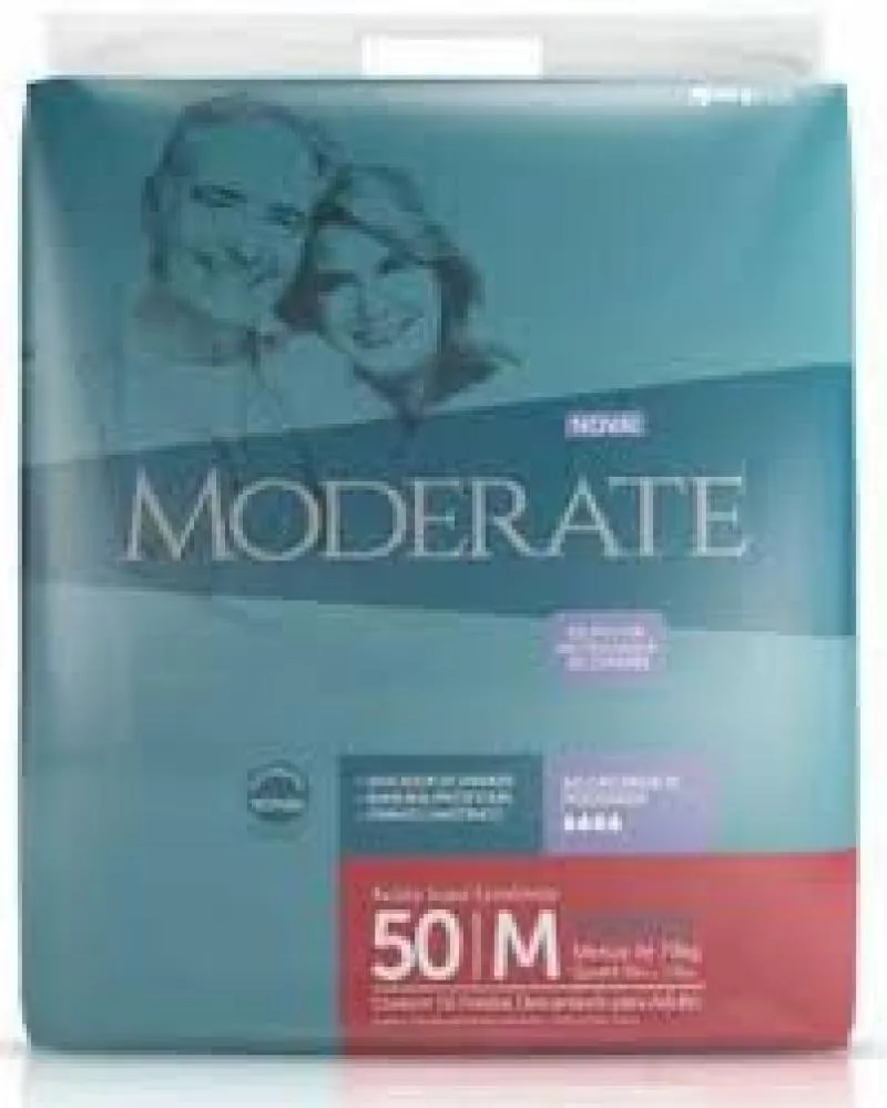 FRALDA MODERATE ECONôMICA M 50UNI