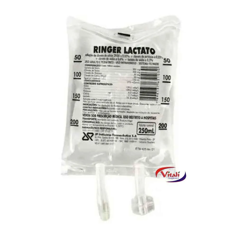 JP - SORO RINGER C/ LACTATO 250ML JP