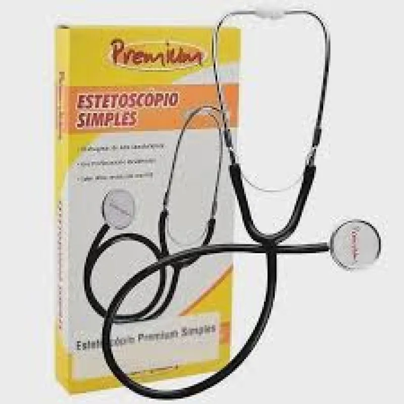 PREMIUM - ESTETOSCóPIO SIMPLES PRETO