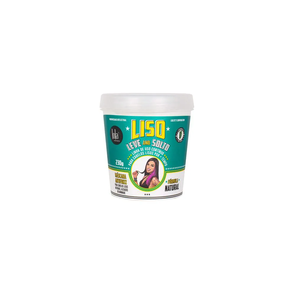 MÁSCARA CAPILAR LIVRE, LEVE AND SOLTA  230G - LOLA