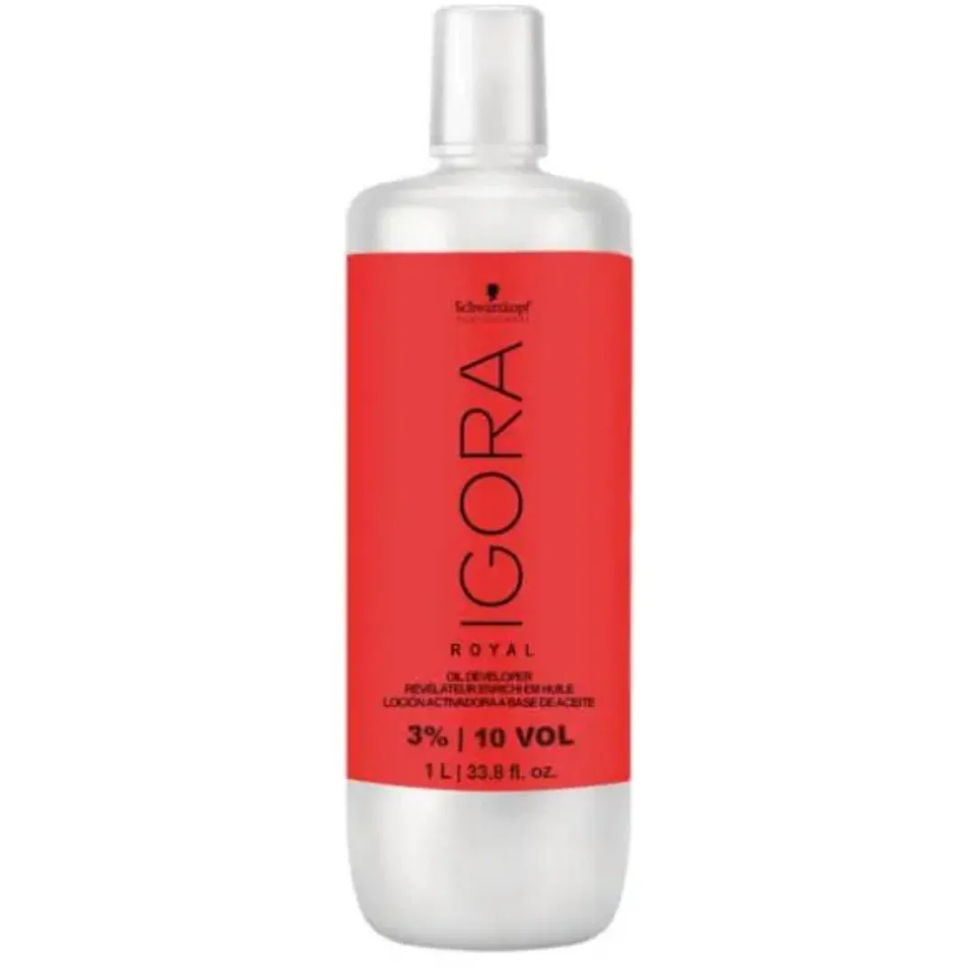 SCHWARZKOPF IGORA  ÁGUA OXIGENADA 3% 10 VOLUMES 1000ML