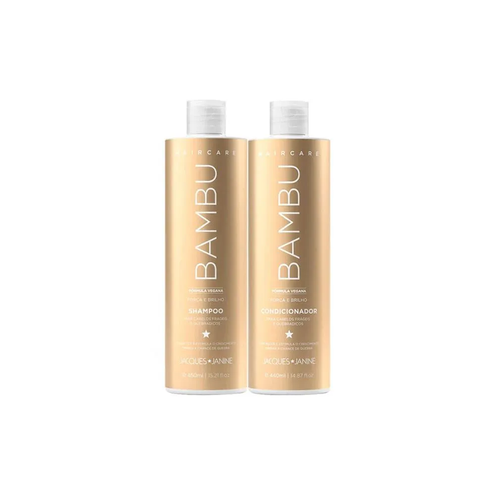 SHAMPOO + CONDICIONADOR HAIR CARE BAMBOO 440ML - JACQUES JANINE