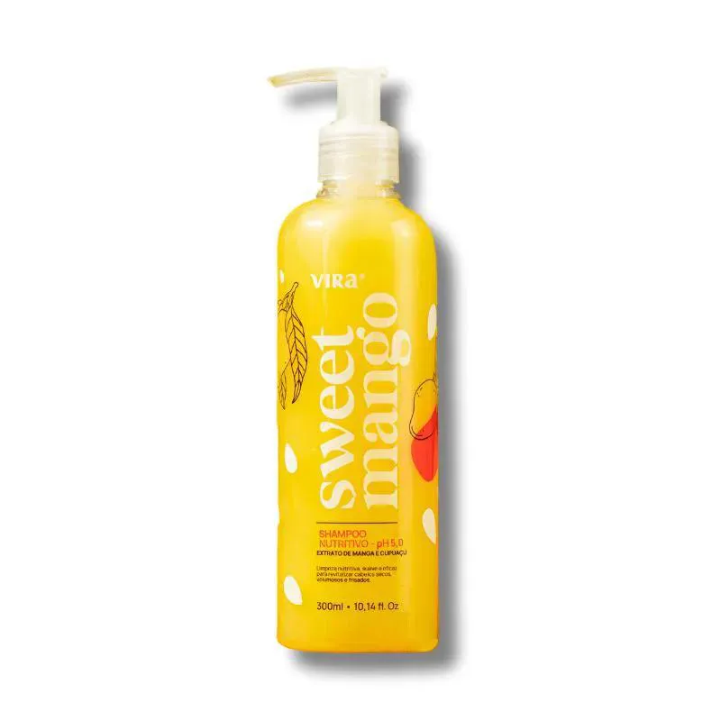 SWEET MANGO SHAMPOO NUTRITIVO 300ML - VIRá COSMéTICOS