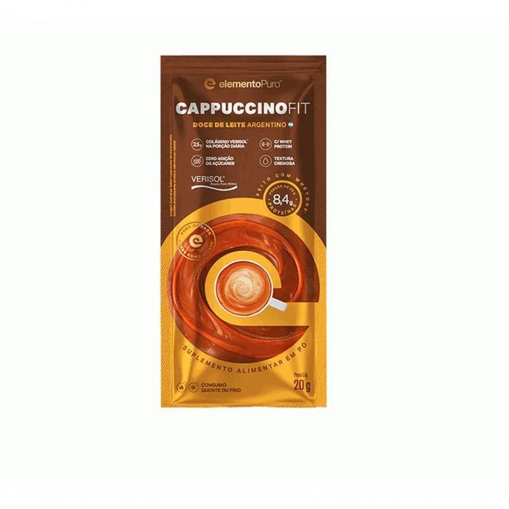 CAPPUCCINOFIT SACHE 20G SABOR DOCE DE LEITE ARGENTINO