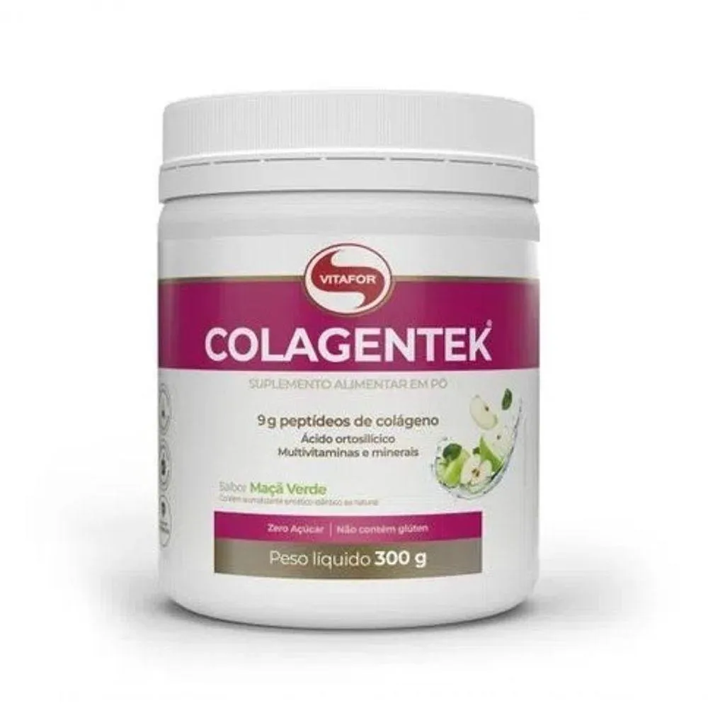 COLAGENTEK 300G SABOR MAçã VERDE