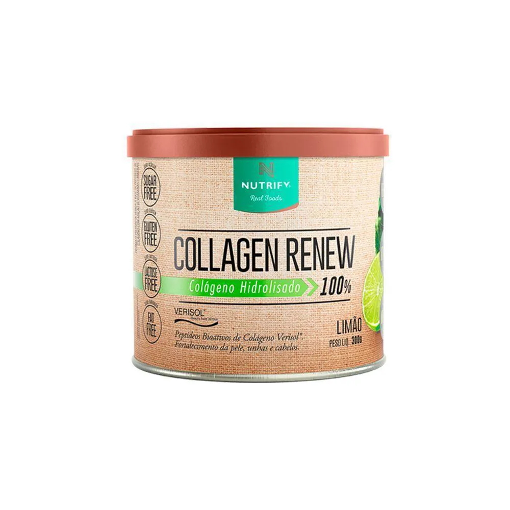 COLLAGEN RENEW COLáGENO HIDROLISADO LIMãO NUTRIFY 300G