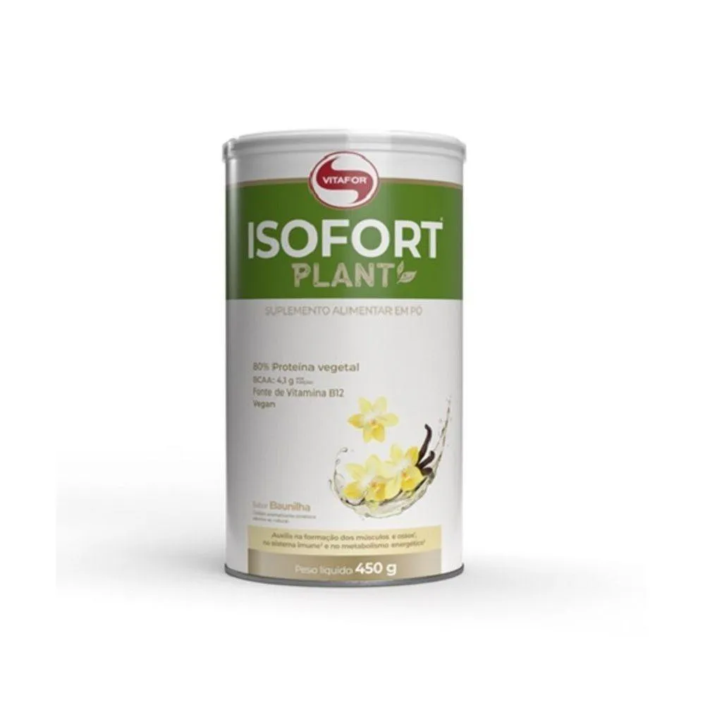 ISOFORT PLANT 450G SABOR BAUNILHA