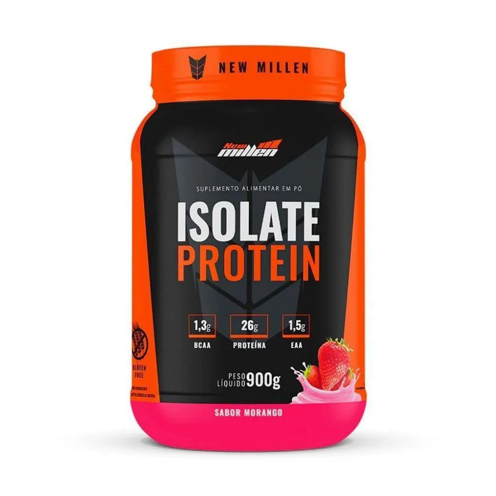 ISOLATE PROTEIN 900G SABOR MORANGO