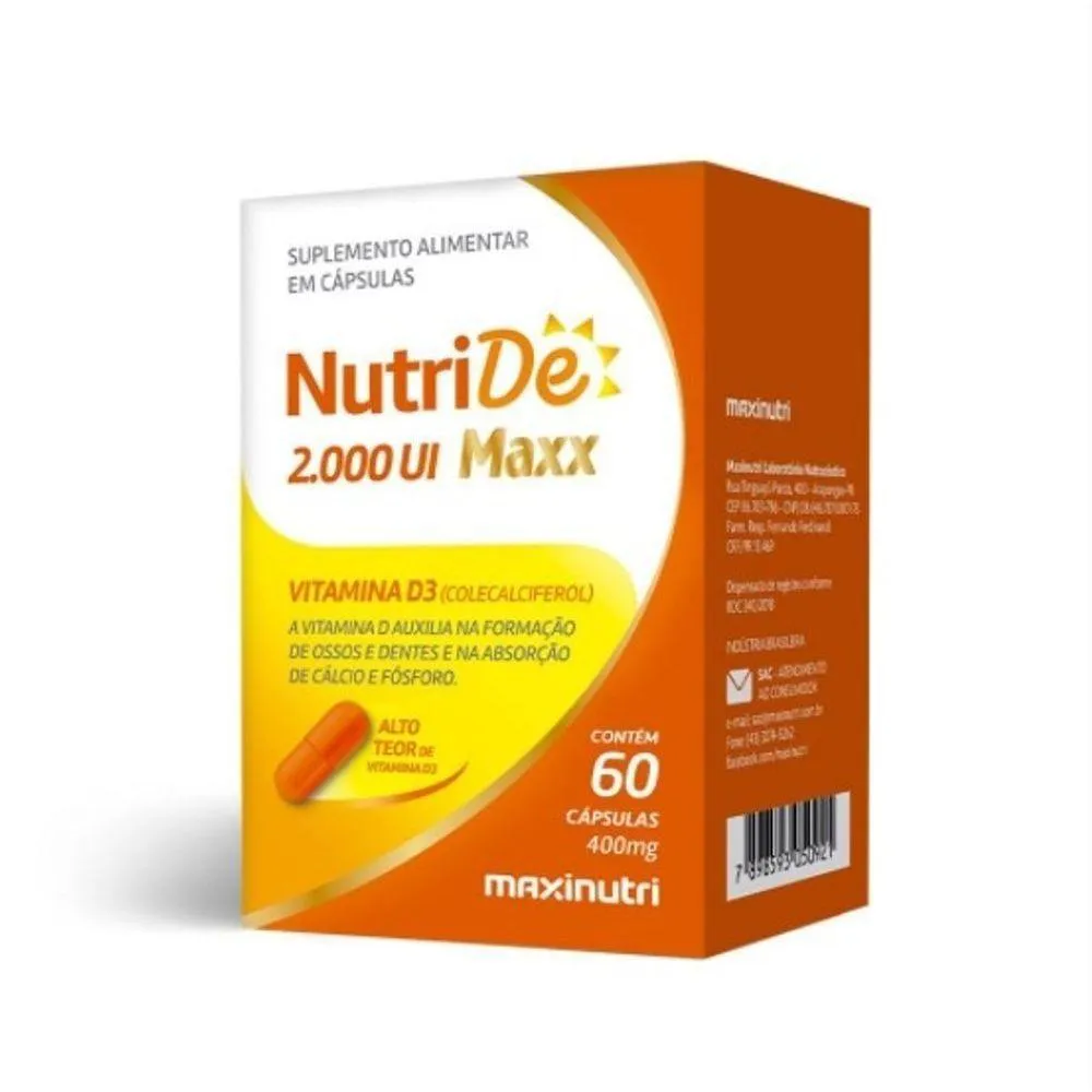 NUTRIDE VITAMINA D3 2.000UI 60 CAPS