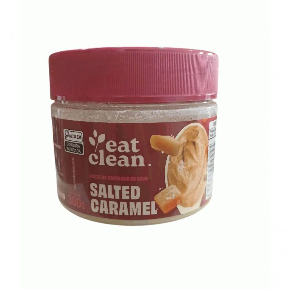 PASTA DE AMENDOIM 300G SABOR SALTED CARAMEL CASTANHA DE CAJU