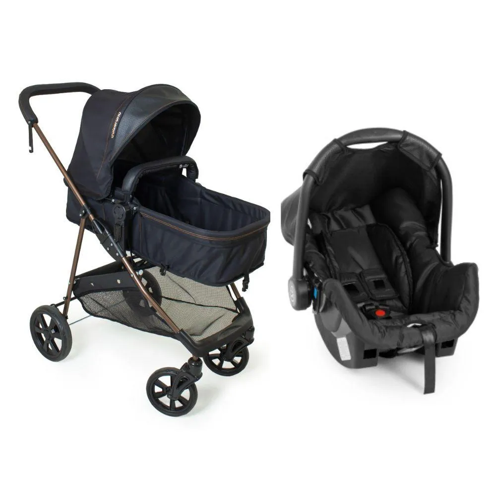 CARRINHO C/BEBê CONFORTO PASSEIO MOISéS NAPOLI PT GALZERANO