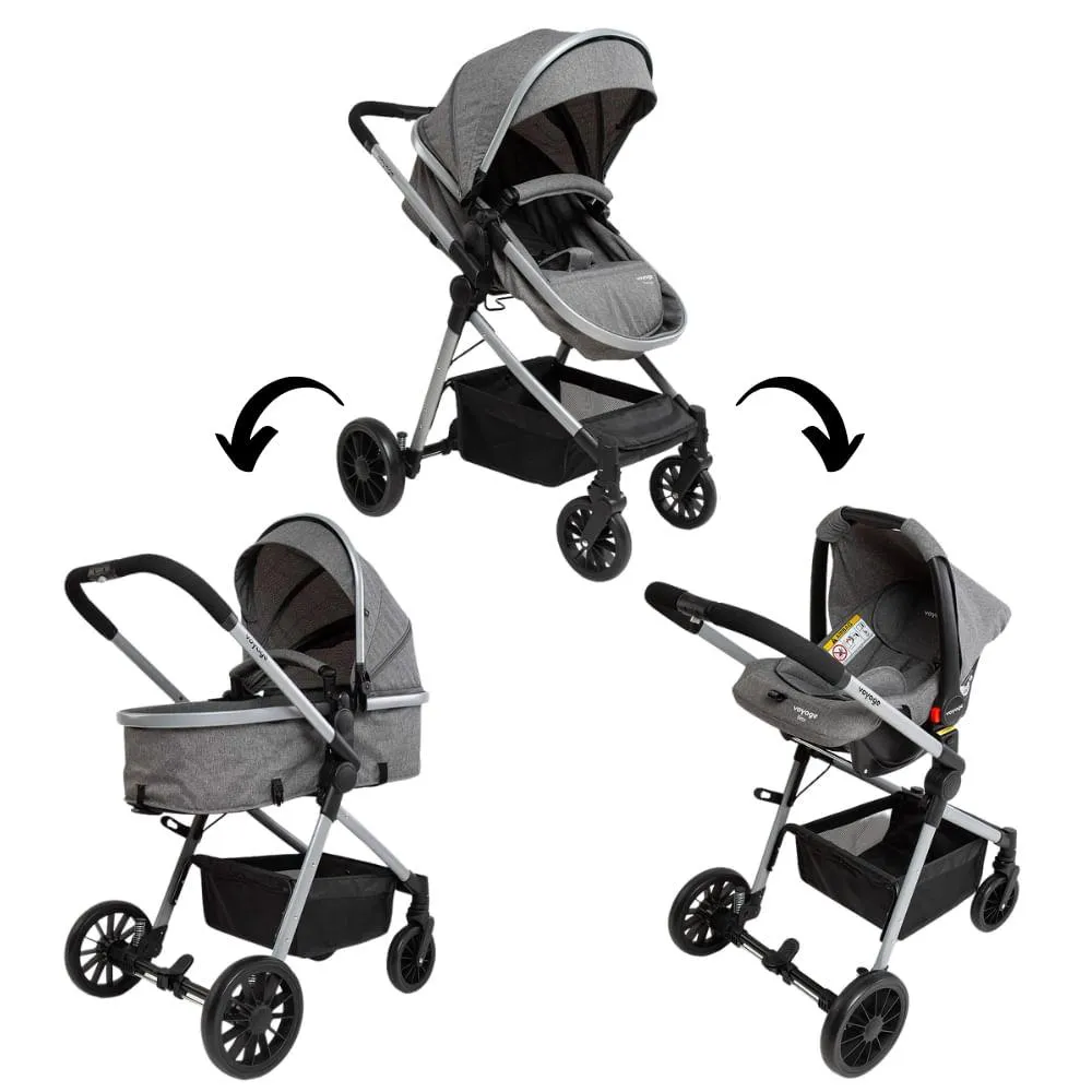 CARRINHO DE BEBê COM BEBê CONFORTO TS DUO PRESTIGE CZ VOYAGE