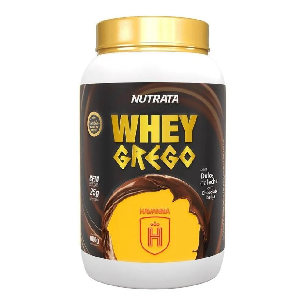 WHEY GREGO 900G SABOR DULCE DE LECHE C- CHOCOLATE BELGA HAVANNA