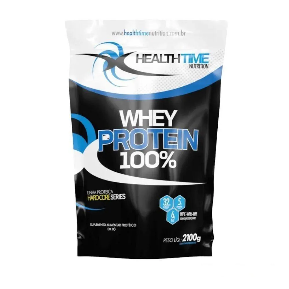 WHEY PROTEIN 100% REFIL 2,1KG SABOR MORANGO