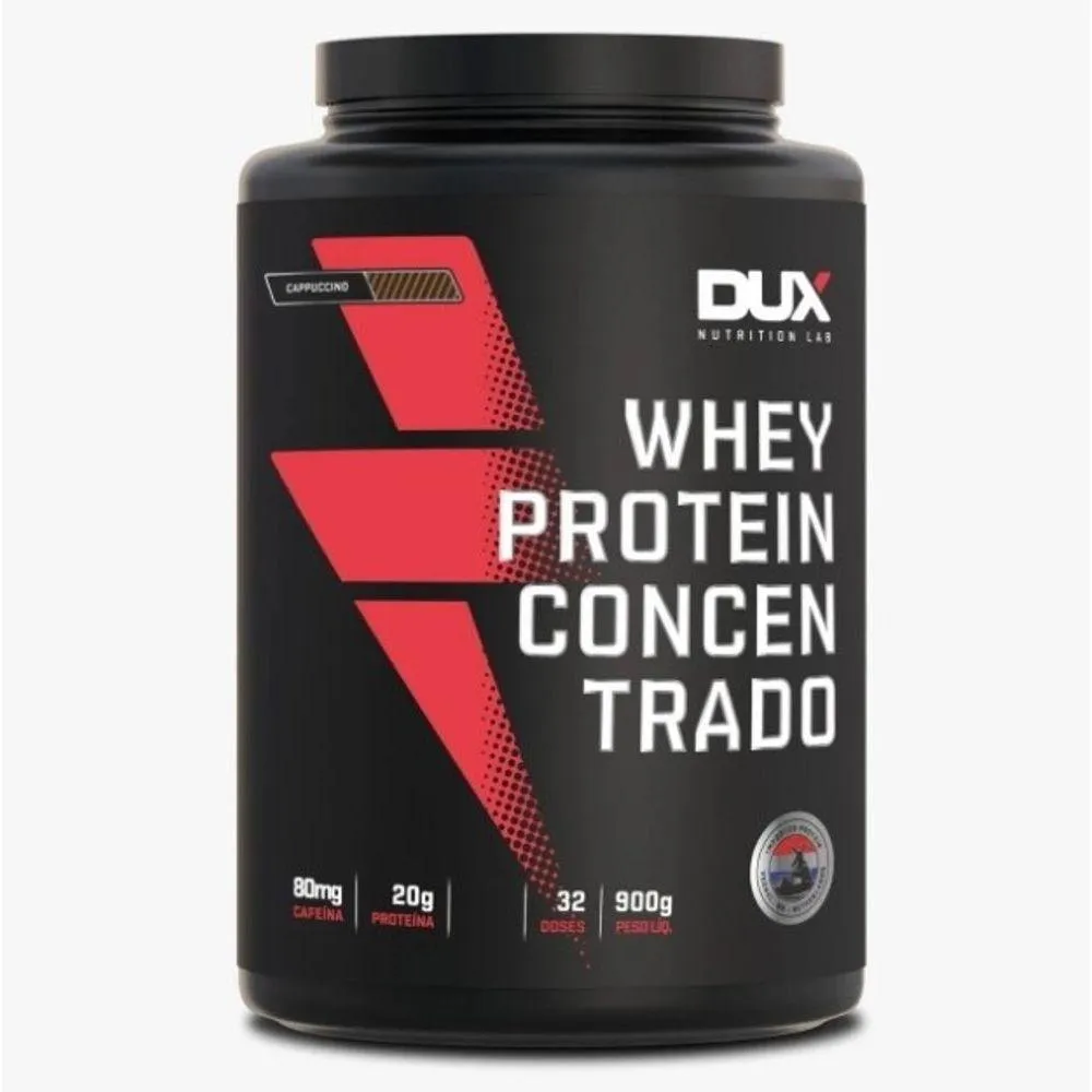 WHEY PROTEIN CONCENTRADO POTE 900G SABOR CAPUCCINO