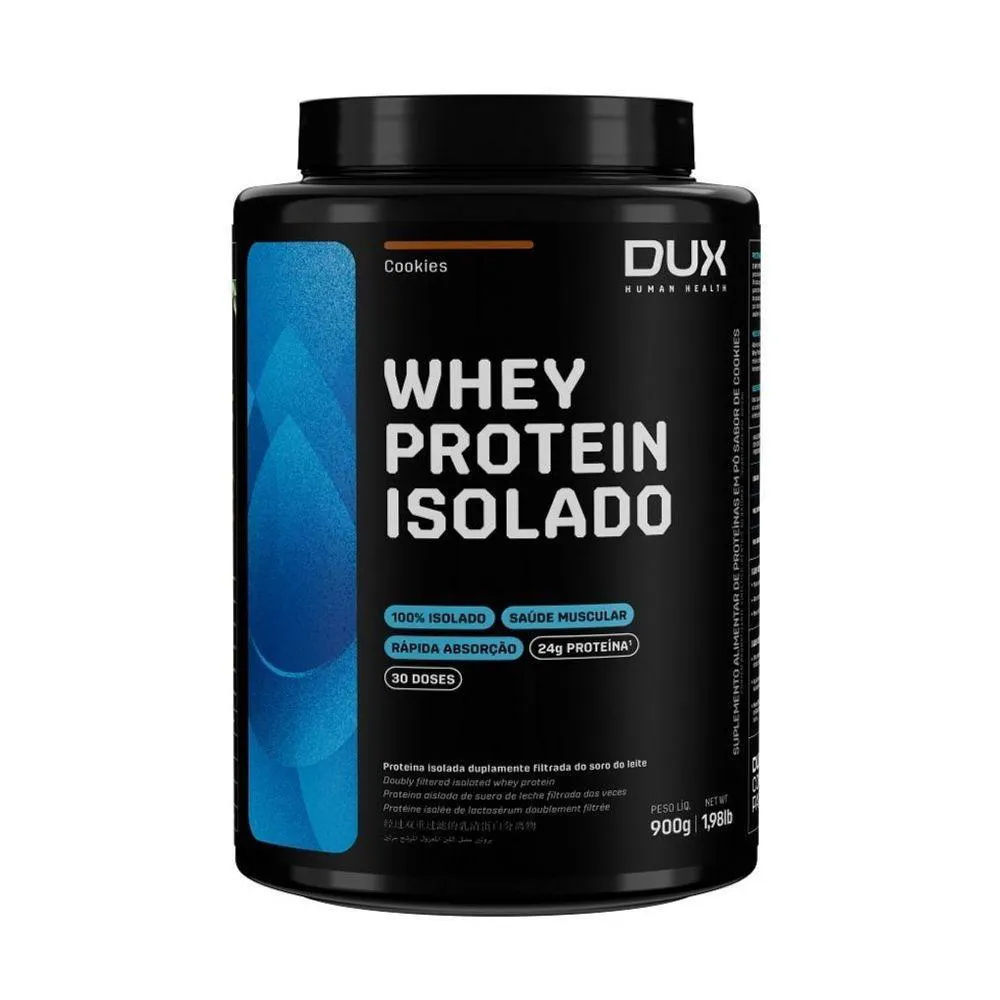 WHEY PROTEIN ISOLADO POTE 900G SABOR COOKIES