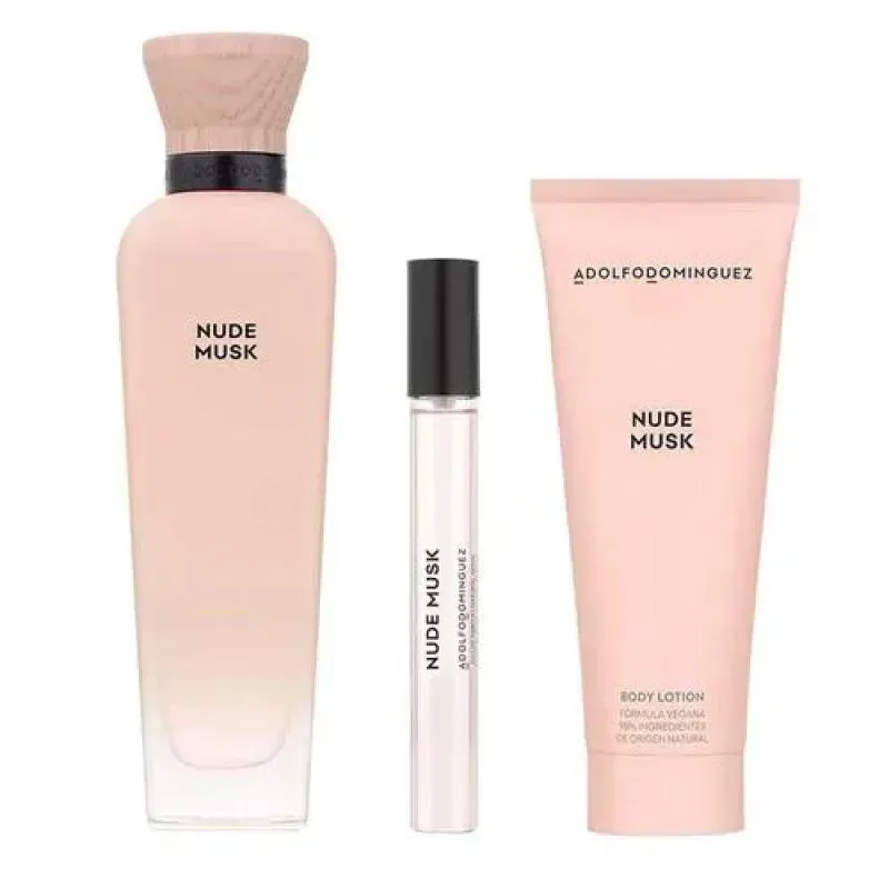 KIT ADOLFO DOMINGUEZ - TERRACOTA MUSK WOMAN EAU DE PARFUM 120ML + EAU DE PARFUM 10ML + BODY LOTION 75ML
