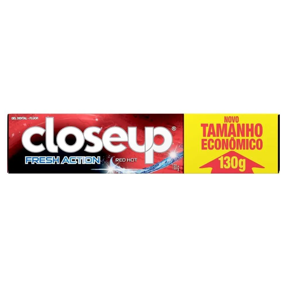 CREME DENTAL CLOSE-UP RED HOT TAMANHO ECONôMICO 130G