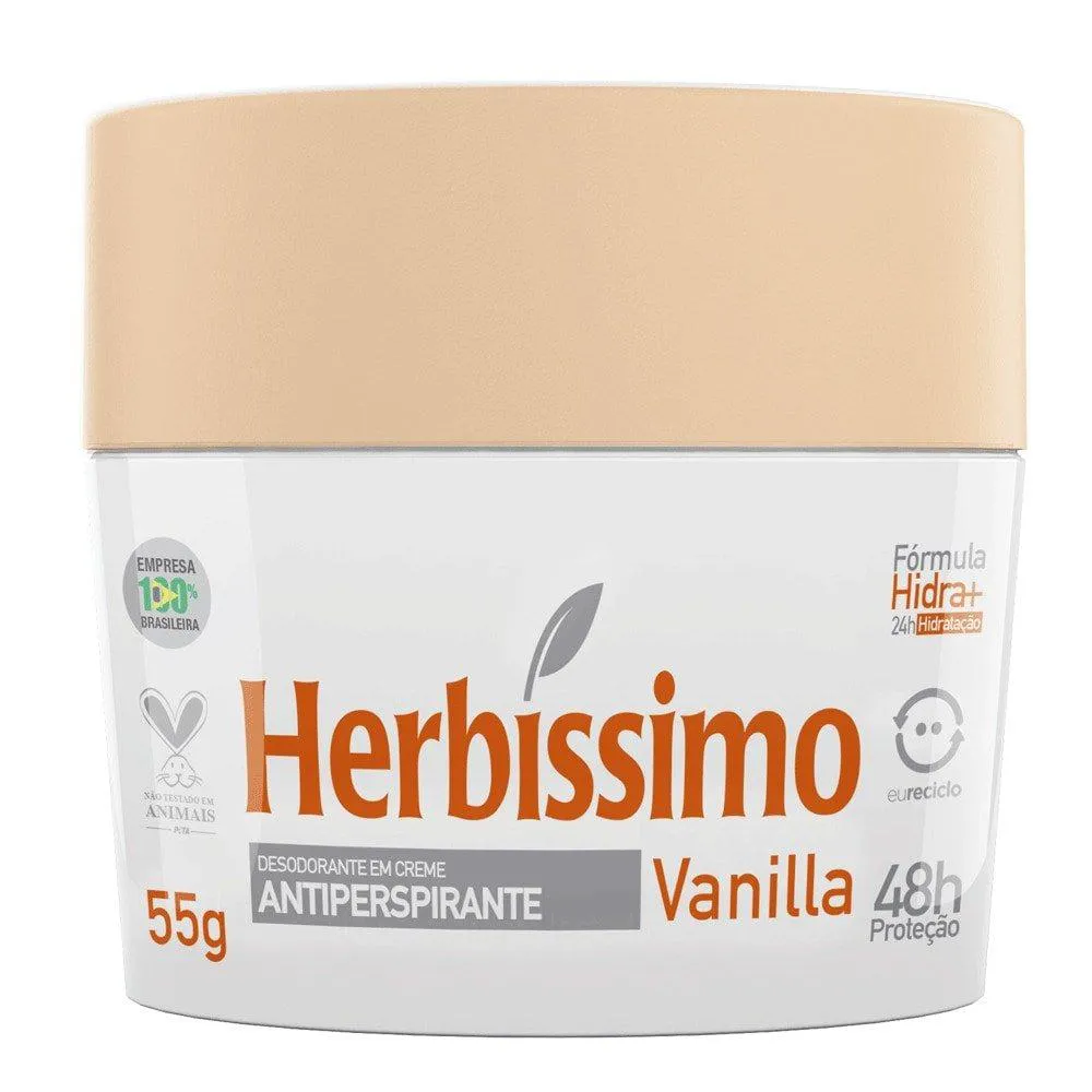 DESODORANTE HERBíSSIMO CREMOSO VANILLA 55G
