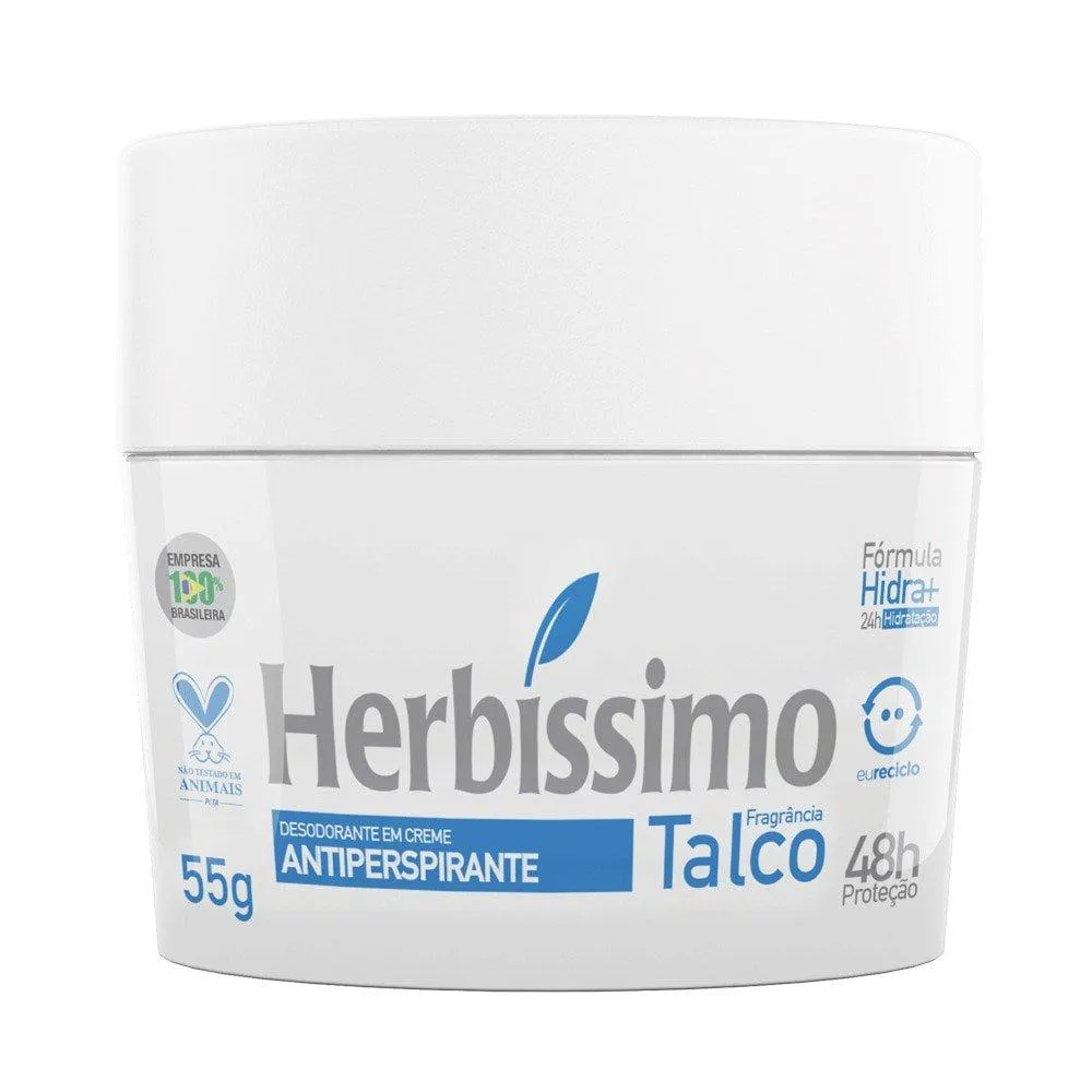 DESODORANTE HERBíSSIMO CREMOSO TALCO 55G