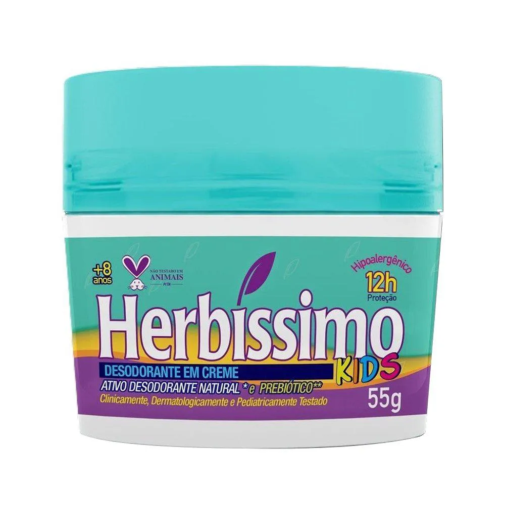 DESODORANTE HERBíSSIMO CREMOSO KIDS 55G