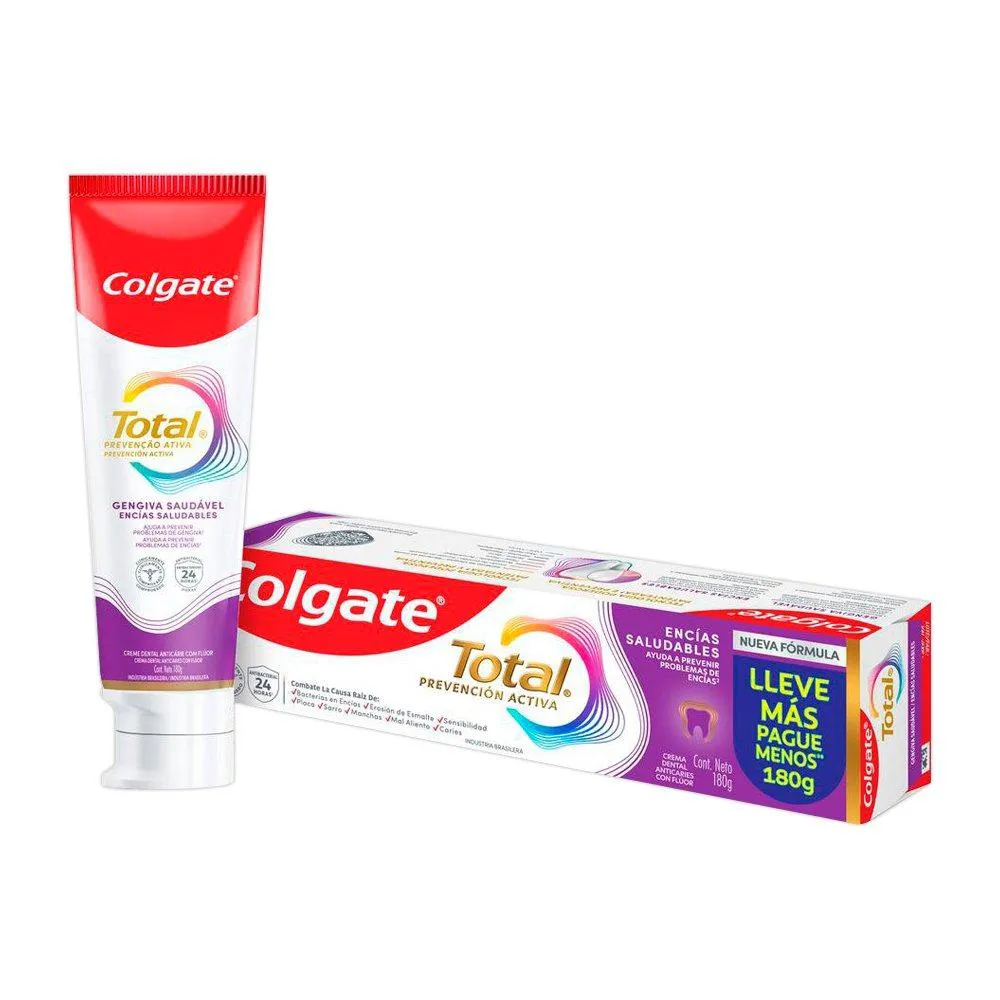 CREME DENTAL COLGATE TOTAL 12 GENGIVA REFORçADA 180G