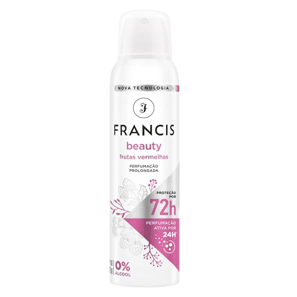 DESODORANTE FRANCIS AEROSOL CLáSSICO VERMELHO 150ML