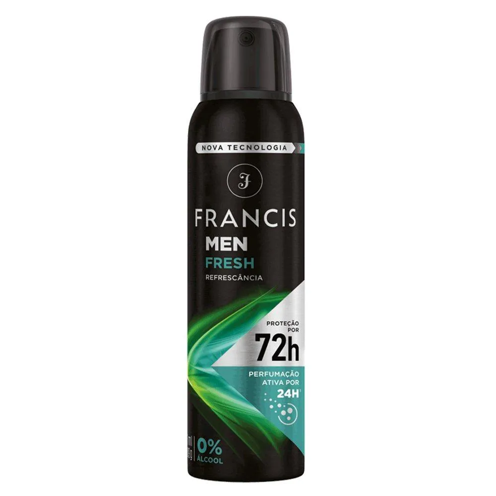 DESODORANTE FRANCIS MEN AEROSSOL ULTRA FRESH VERDE 150ML
