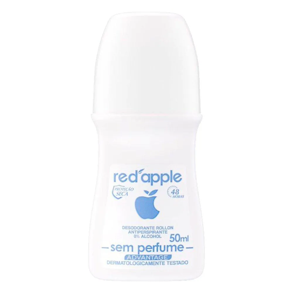 DESODORANTE ROLL ON ALGODãO 50ML - RED APPLE