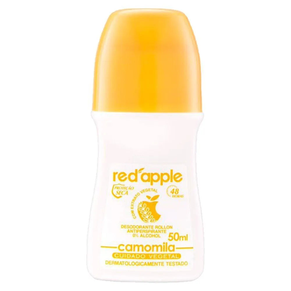 DESODORANTE ROLL ON RED APPLE CAMOMILA 50ML