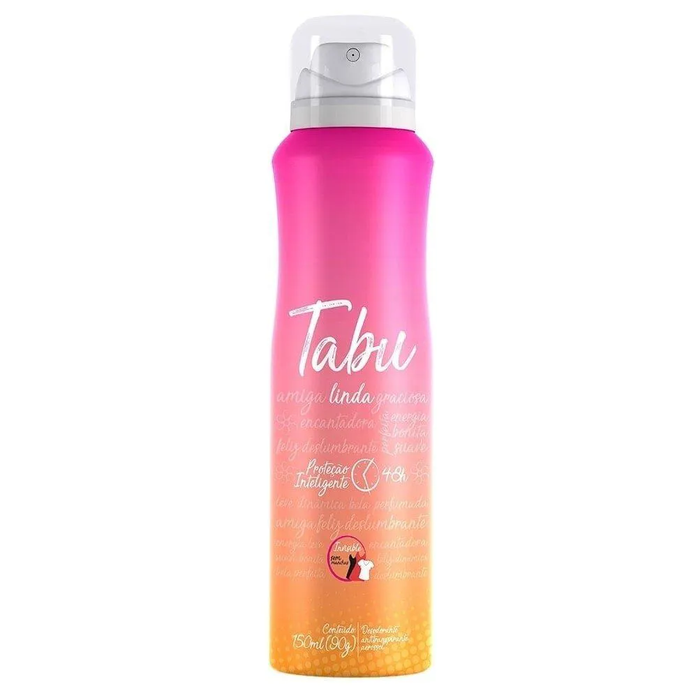 DESODORANTE TABU AEROSOL LINDA 150ML