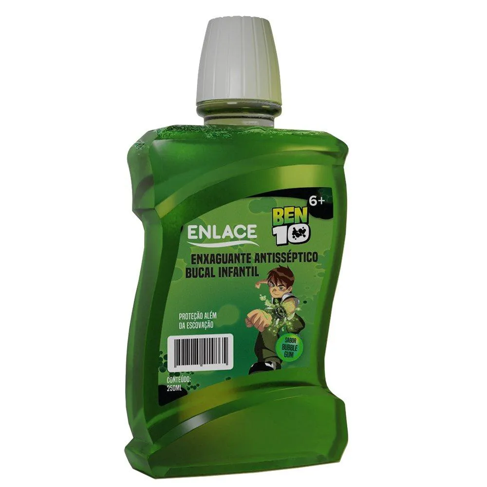 ENXAGUATóRIO BUCAL ENLACE BEN 10 250ML