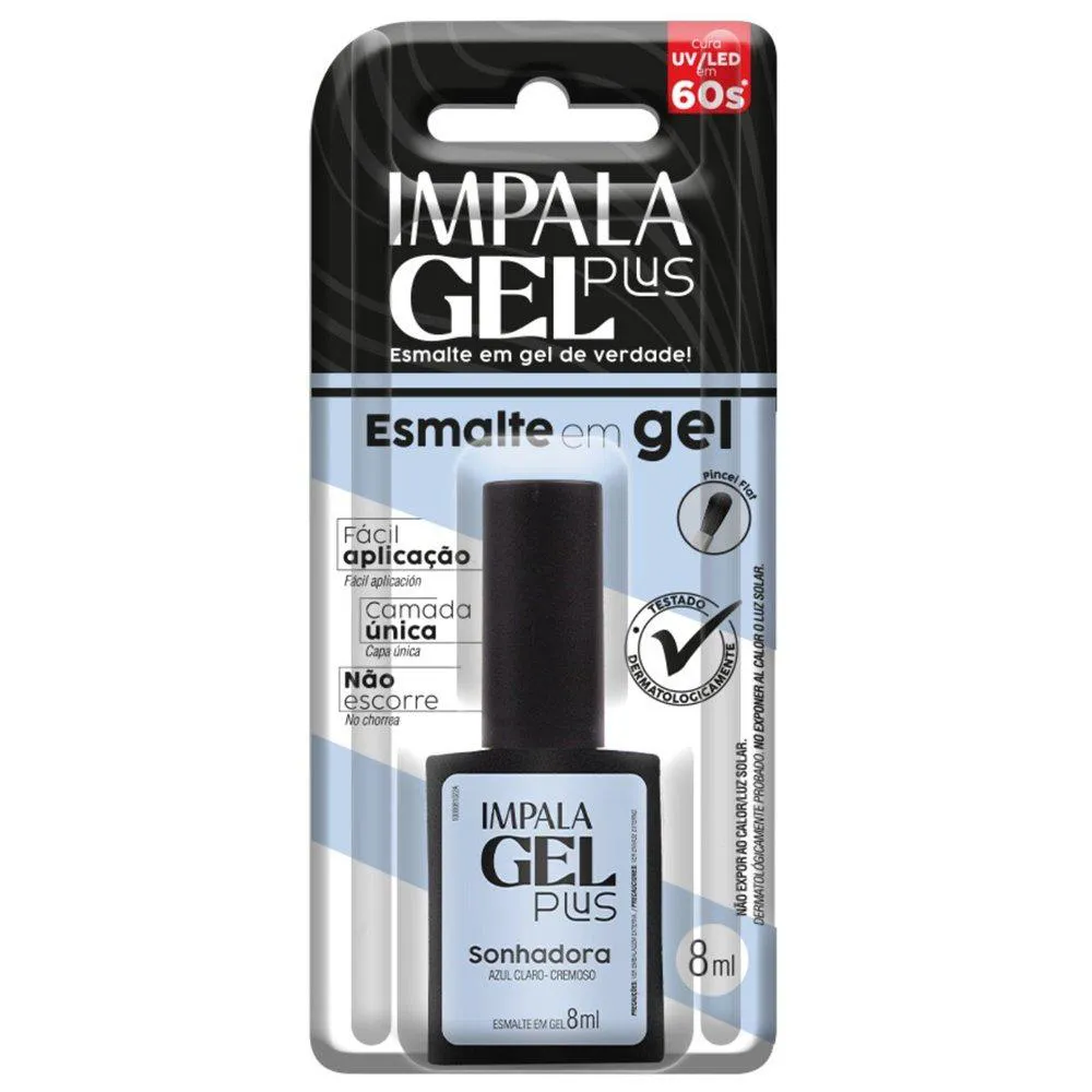 ESMALTE IMPALA GEL PLUS CREMOSO SONHADORA BLISTER 8ML