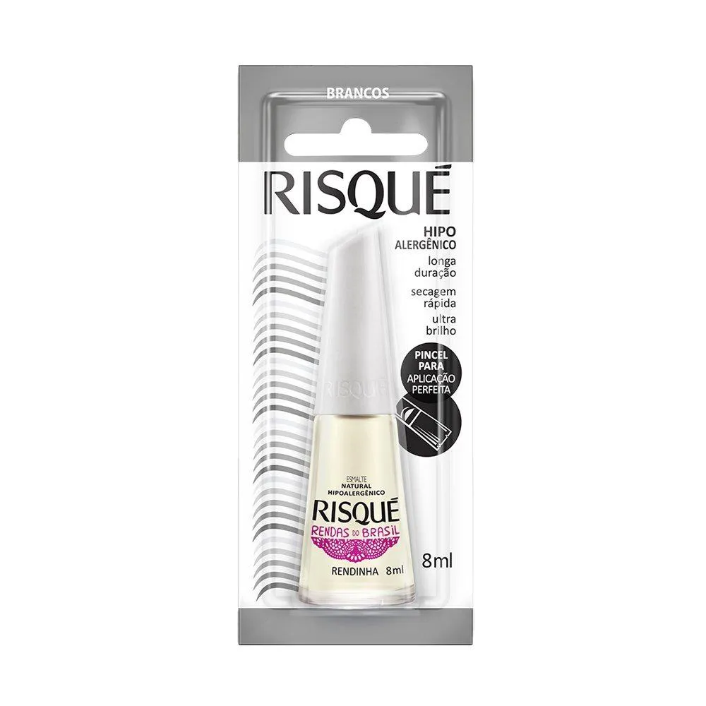 ESMALTE RISQUé NATURAL RENDAS DO BRASIL RENDINHA 8ML