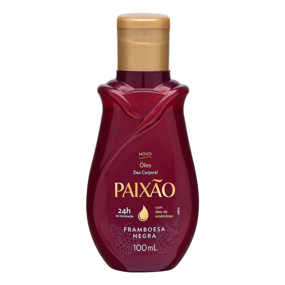 ÓLEO PARA BANHO PAIXãO FRAMBOESA NEGRA 100ML