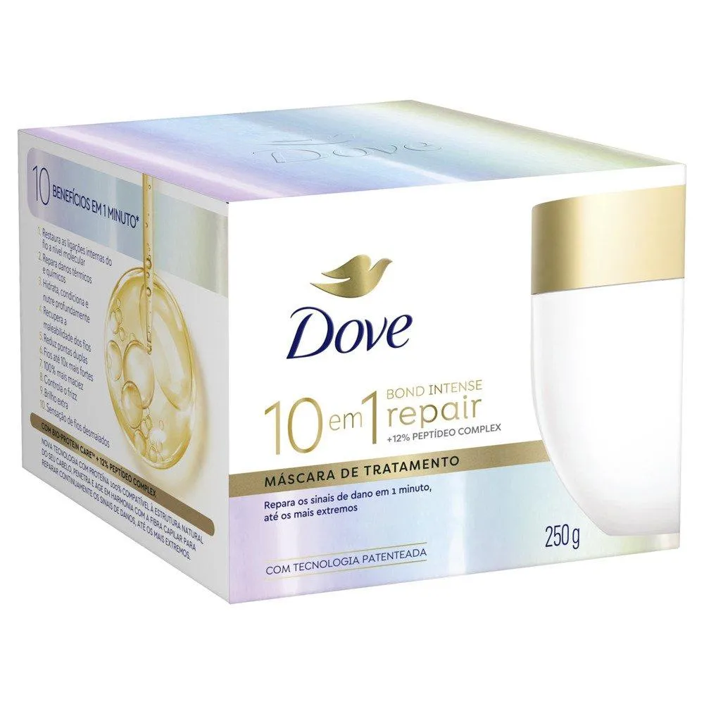 MáSCARA DE TRATAMENTO DOVE BOND INTENSE REPAIR 250G