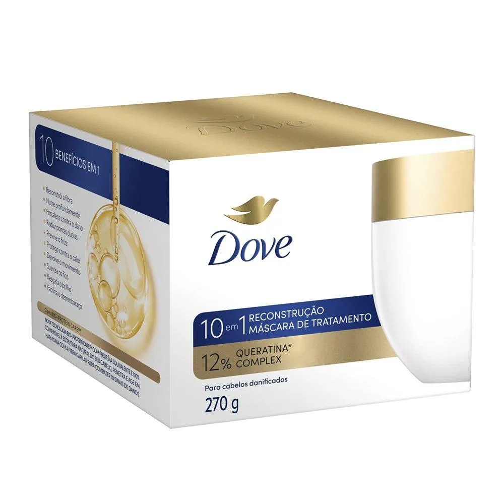MáSCARA DE TRATAMENTO DOVE RECONSTRUçãO 270G