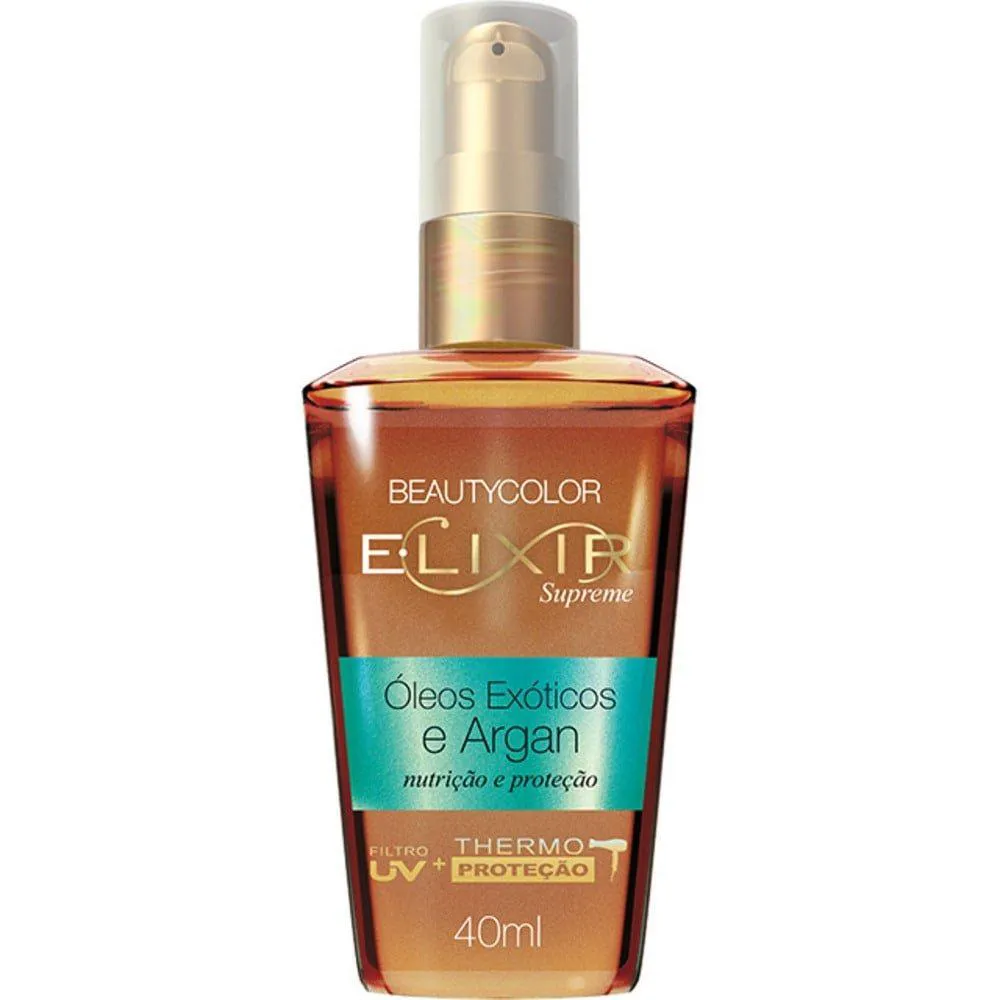 ÓLEO CAPILAR ELIXIR BEAUTYCOLOR NUTRITIVO ÓLEOS EXóTICOS E ARGAN 40ML