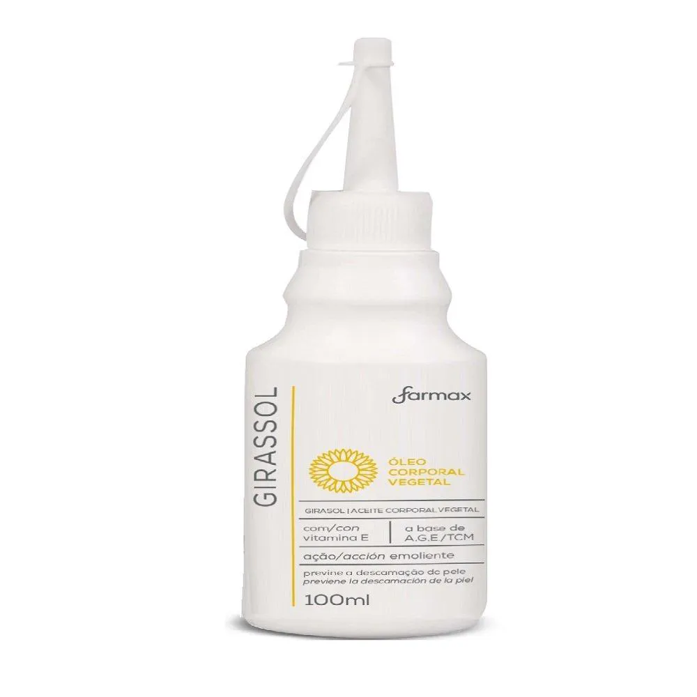 ÓLEO CORPORAL DE GIRASSOL FARMEX VEGETAL 100ML