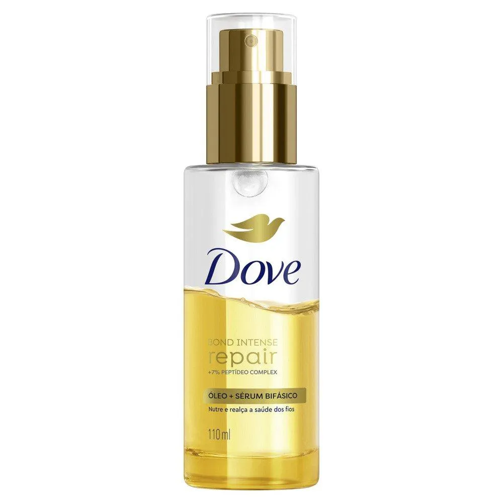 ÓLEO FINALIZADOR DOVE SERúM BIFáSICO BOND INTENSE REPAIR 110ML