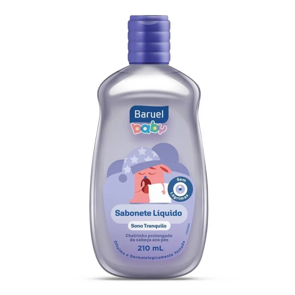 SABONETE LíQUIDO BARUEL BABY SONO TRANQUILO 210ML