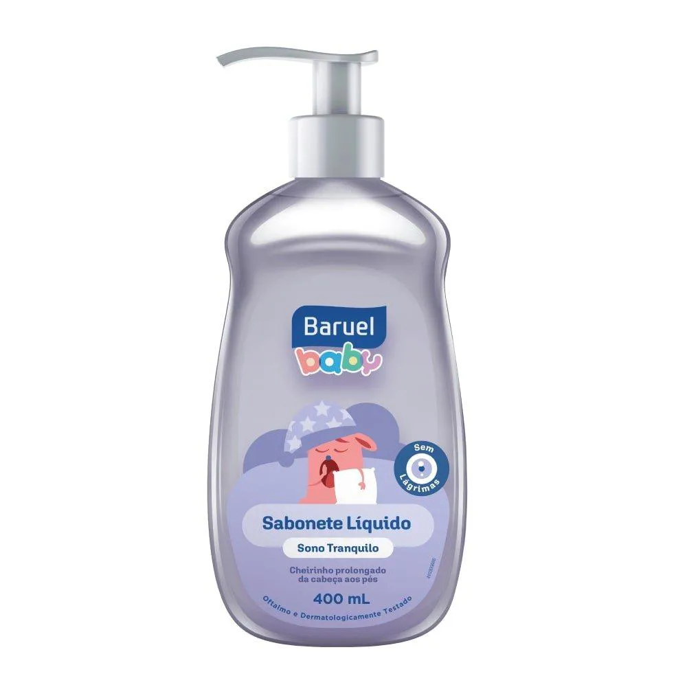 SABONETE LíQUIDO BARUEL BABY SONO TRANQUILO 400ML