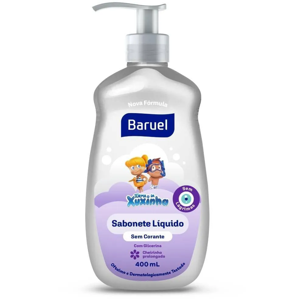SABONETE LíQUIDO TURMA XUXINHA SEM CORANTE 400ML