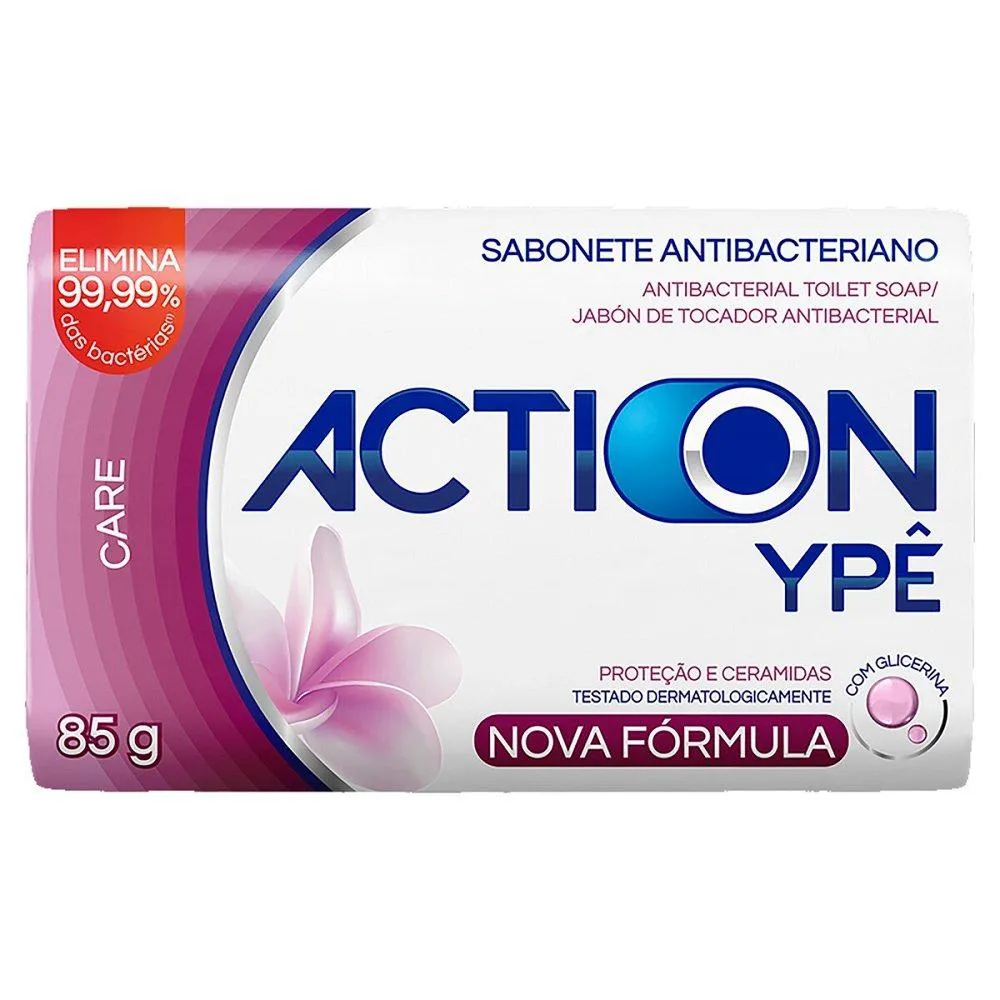 SABONETE YPê ANTIBACTERIANO ACTION CARE 85G