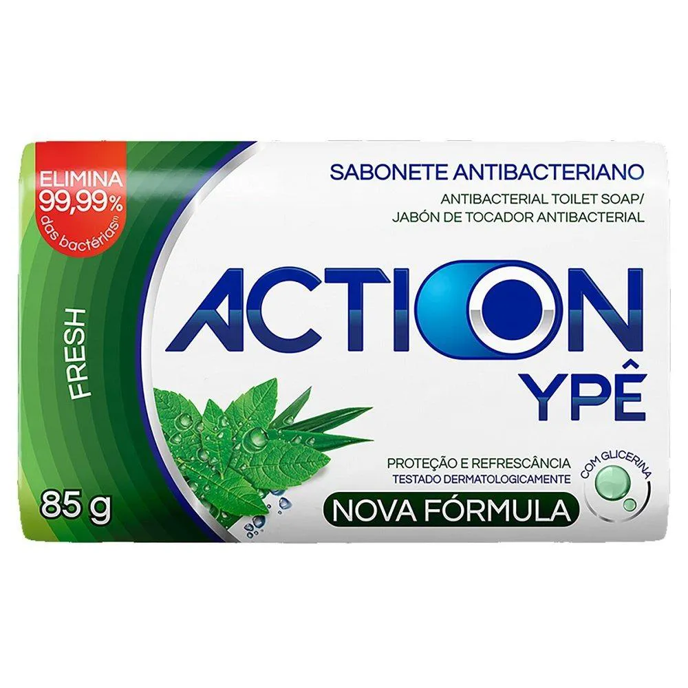SABONETE YPê ANTIBACTERIANO ACTION FRESH 85G
