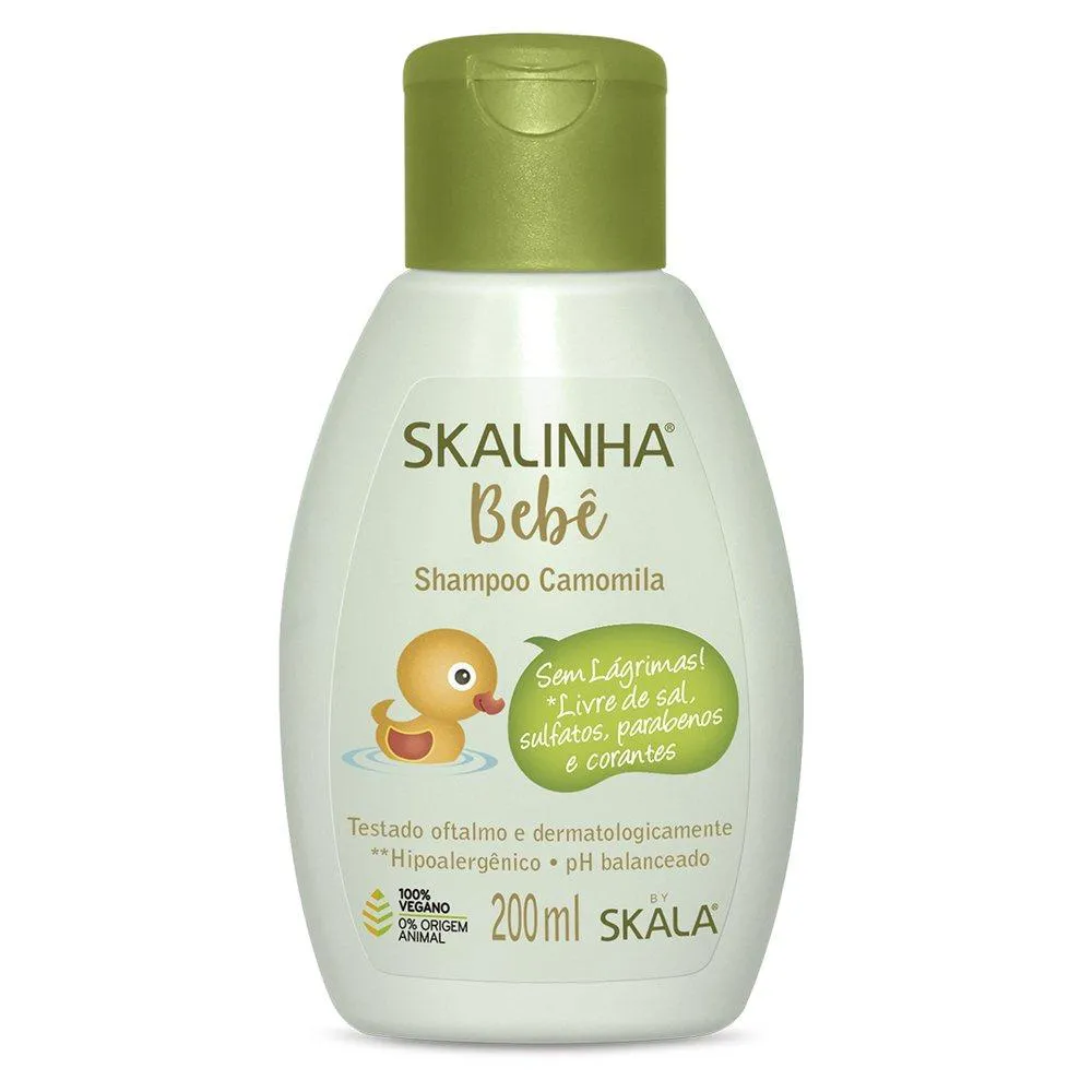 SHAMPOO SKALINHA BEBê CAMOMILA 200ML